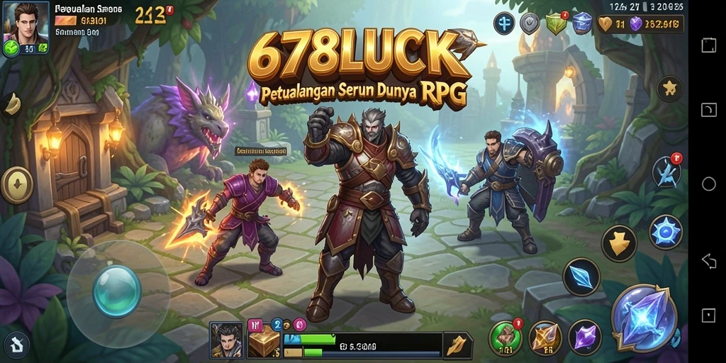 Gameplay 678LUCK yang seru dan mendebarkan dalam dunia RPG.