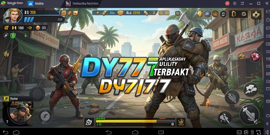 Tampilan utama DY777 dengan berbagai fitur Utility yang inovatif.