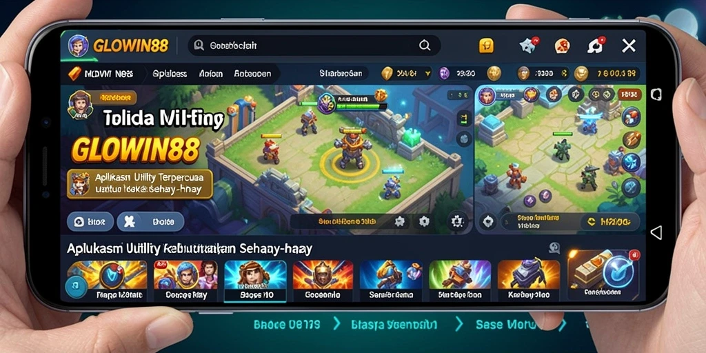 Tampilan antarmuka GLOWIN88 yang ramah pengguna dan intuitif.