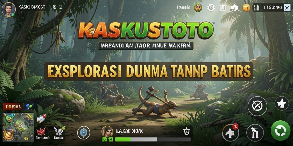 Tampilan menarik dalam gameplay KASKUSTOTO di dunia Open World.