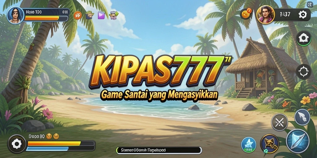 Tampilan gameplay KIPAS777 yang ceria dan mengasyikkan.