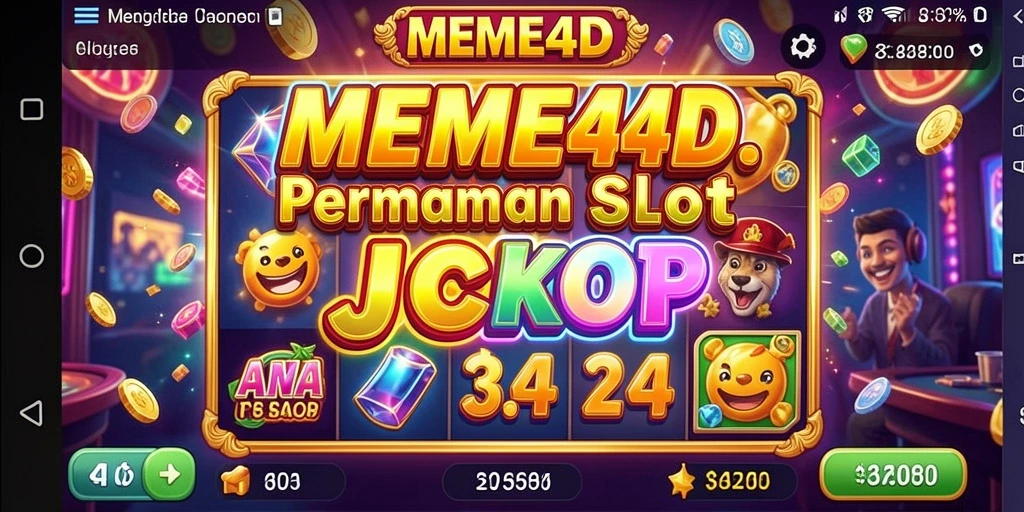 Tampilan menarik dari gameplay slot di MEME4D.