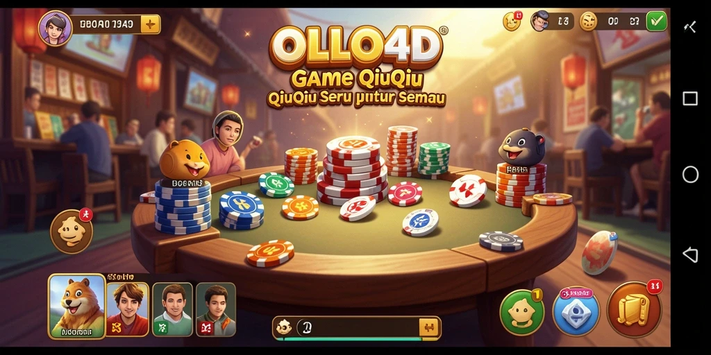Tampilan gameplay QiuQiu yang menarik di OLLO4D.