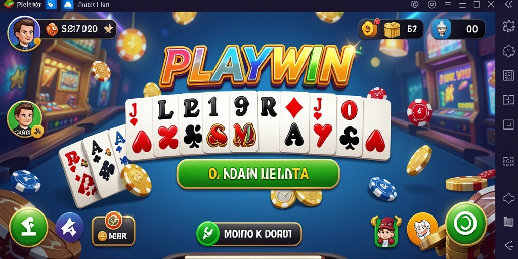 Tampilan gameplay Domino yang seru dan interaktif di PLAYWIN.