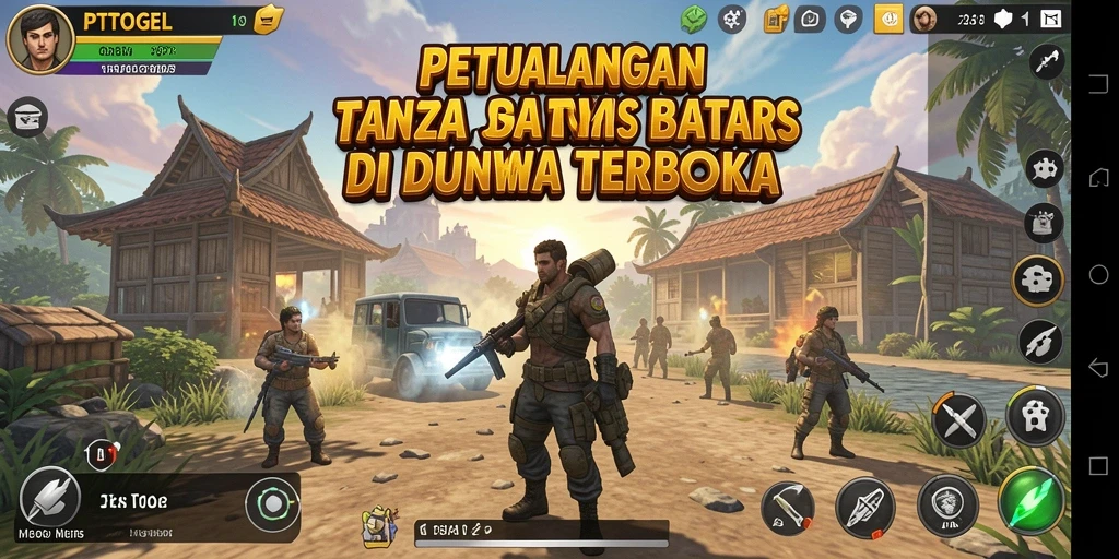 Tampilan gameplay PTTOGEL yang menakjubkan di dunia terbuka.