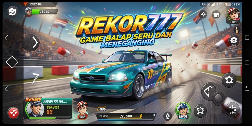 Gameplay seru balapan mobil di REKOR777 yang menegangkan.