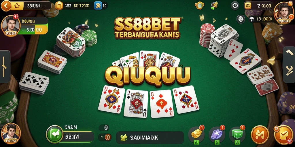Tampilan gameplay QiuQiu yang mendebarkan di SS88BET.