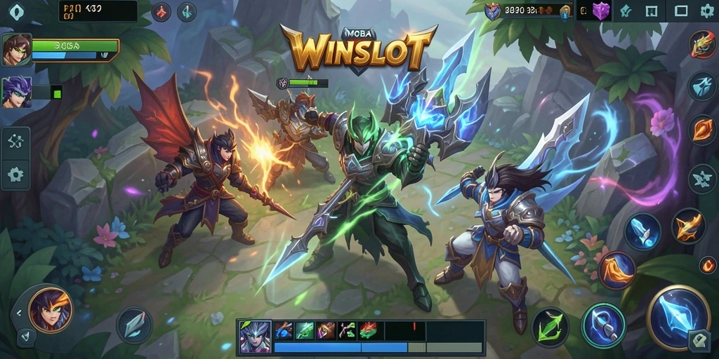 Tangkapan layar dari permainan <strong>WINSLOT</strong> dengan aksi pertempuran yang seru.